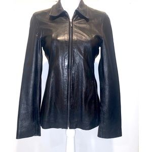 Workshop Republic black soft leather jacket